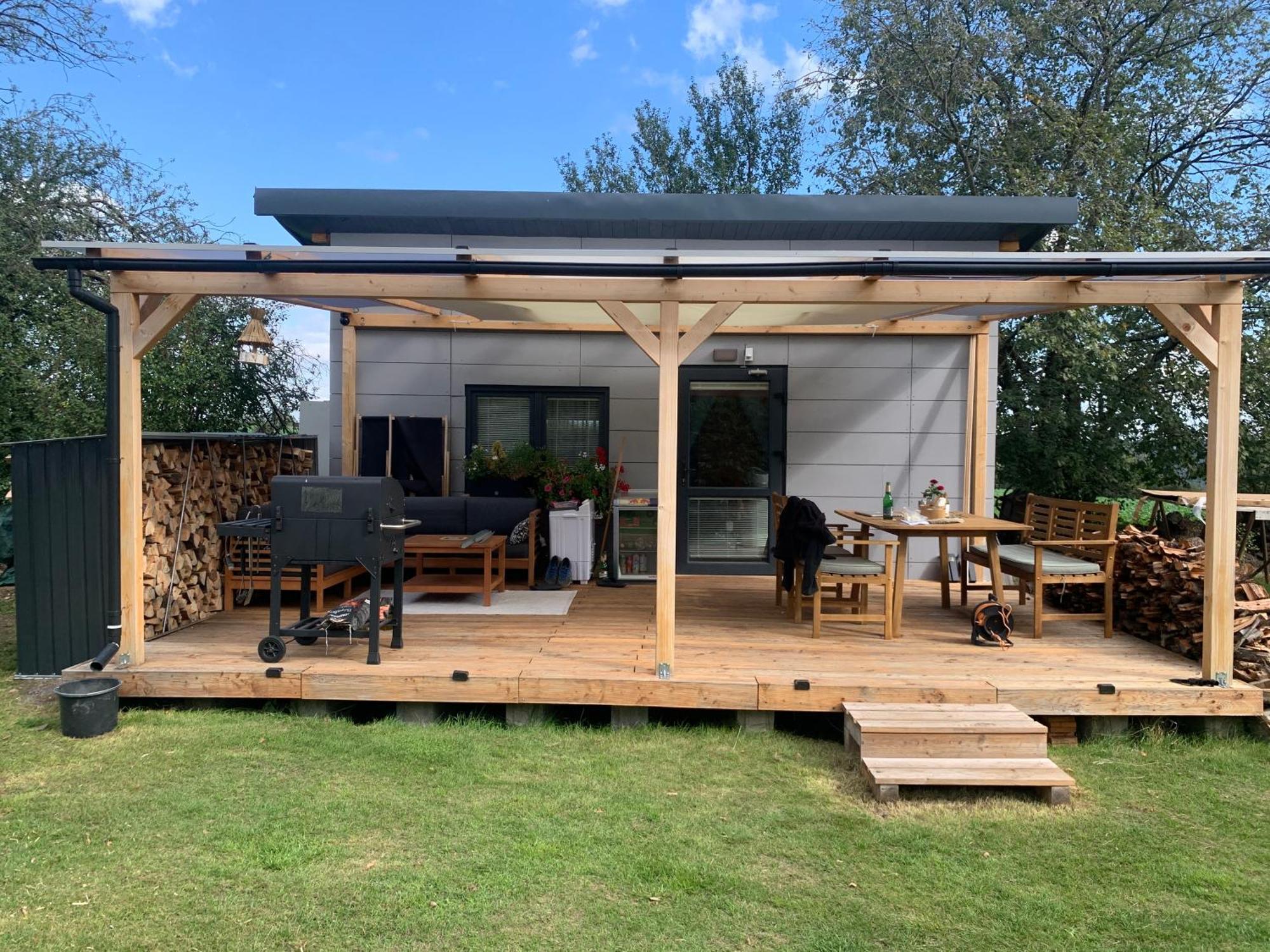 Tiny House - Chatka V Rezi U Prahy Husinec  Bagian luar foto